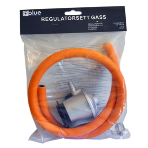 Propanregulatorsett med 1 mtr. slange, @blue