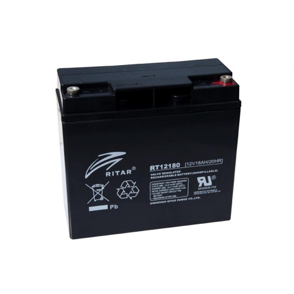 Startbatteri Ritar Agm 12V 18Ah - 181X77X167 M5