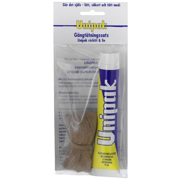 Gjengetetningssett 65 g m/stry, Unipak