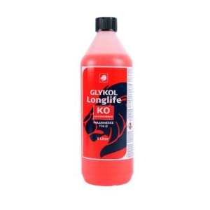 Frostvæske konsentrat, rød LL/Longlife 1 ltr