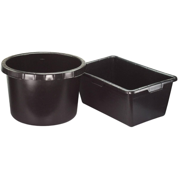 Murbalje Rund 45 L Sort