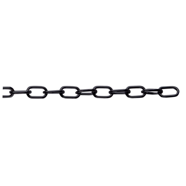 Dekorkjetting svart 20x10 mm, 2 mtr, Millers