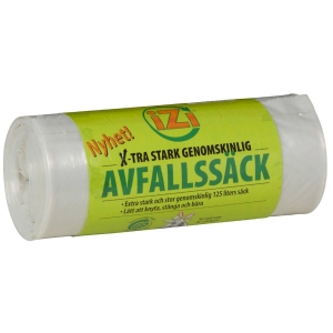 Avfallssekk Plast Knytt Izi 125L