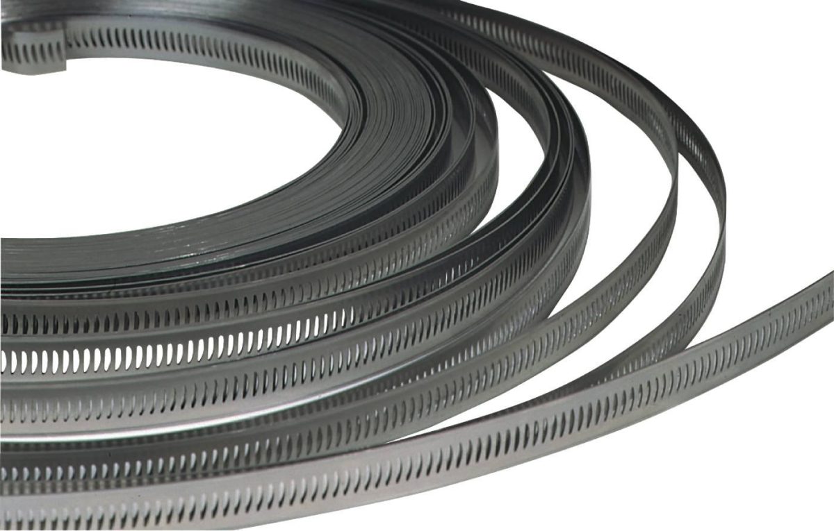 Slangeklemmebånd Rustfritt Uten Skjøt Rfr - 2 Mtr / 7  mm