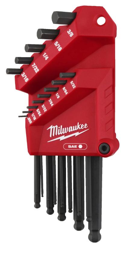 SEKSKANTNØKKELSETT IMP. 13DEL , Milwaukee