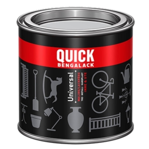 Quick Bengalack Universal Nr153 Sort Silkematt 0,25 L.