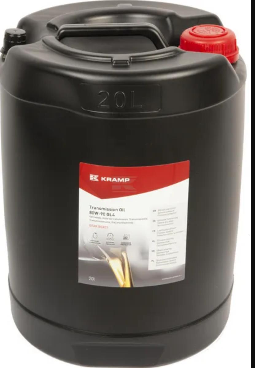 Gearolje/Transmisjonsolje 80W-90 GL4 20 ltr, Kramp
