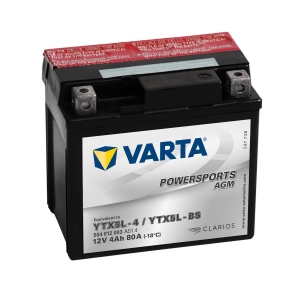 Varta Agm Mc Batteri 12V 4Ah 80Cca Ytx5L-Bs