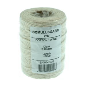 Hyssing Bomull 1,25Mm X 100 Mtr.