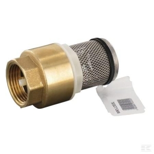 Bunnventil 1" Innvendig gjenget med sil.