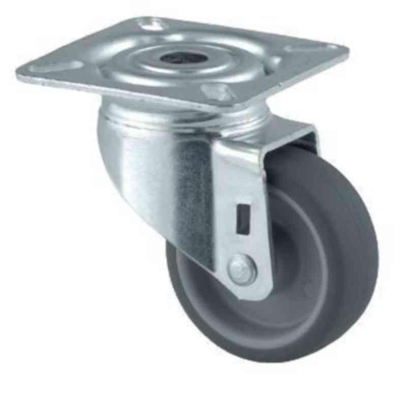 Svinghjul 75 mm glidelagret, Tente