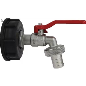 IBC Adapter med 1/2" kran