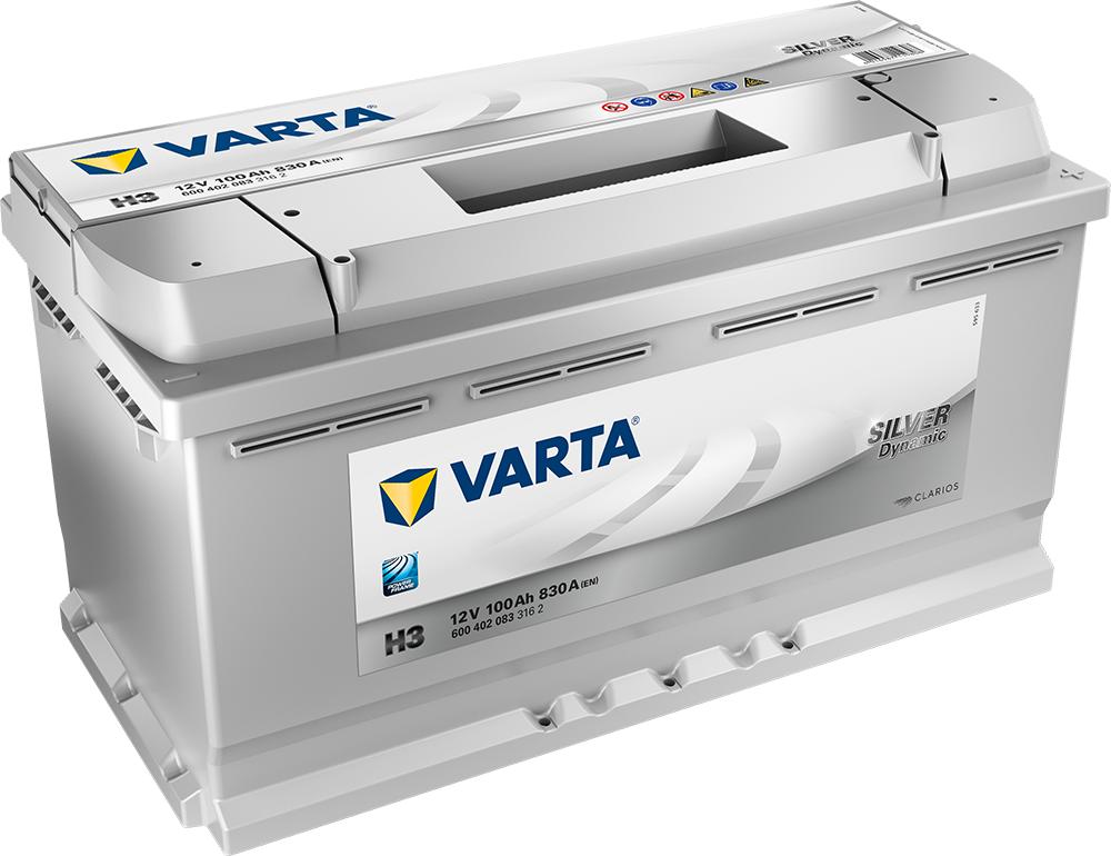 Varta Silver Dynamic Batteri 12V 100Ah 830Cca