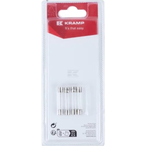 Glassikring 10A x 32 mm - 4 stk, Kramp