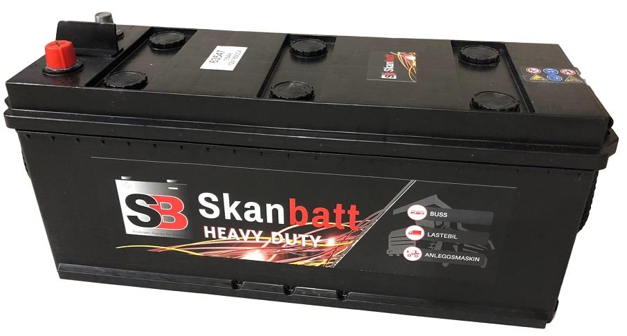 Startbatteri 12V 135AH 760CCA, Skannbatt