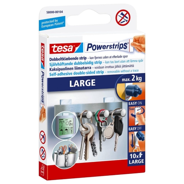 Festepute Powerstrips 58000, Tesa