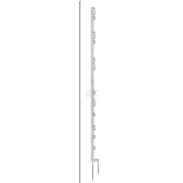 Gjerdestolpe Titanplast hvit 5 stk- 157 cm, Ako