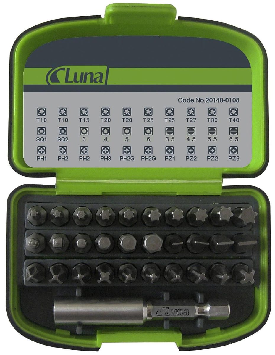 Bitssett 31 deler med magnetholder