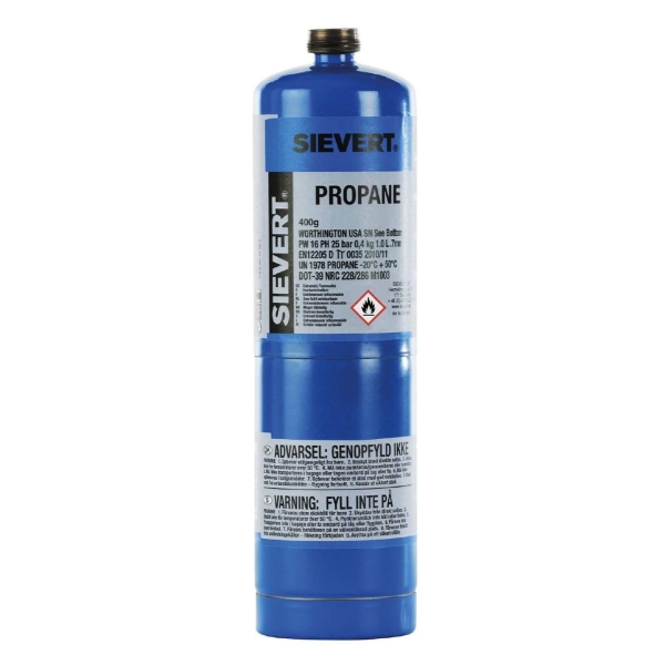 Gass, Engangs Propan US 400 g.  220983, Sievert