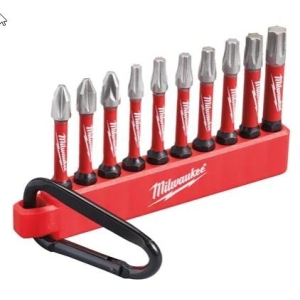 BITSSETT T50MM KARABINKROK 10P , Milwaukee