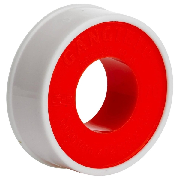 Gjengeteip 70, 12 mm x 12 mtr hvit, Etab