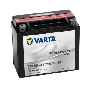 Varta AGM Mc Batteri 12V 18Ah 250Cca Ytx20L-Bs (Ytx20L-4)