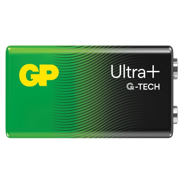 Batteri Ultra Plus, 9 Volt Alkaline, GP