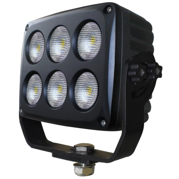 Arbeidslampe 60W - 6X10W Led, Bgu