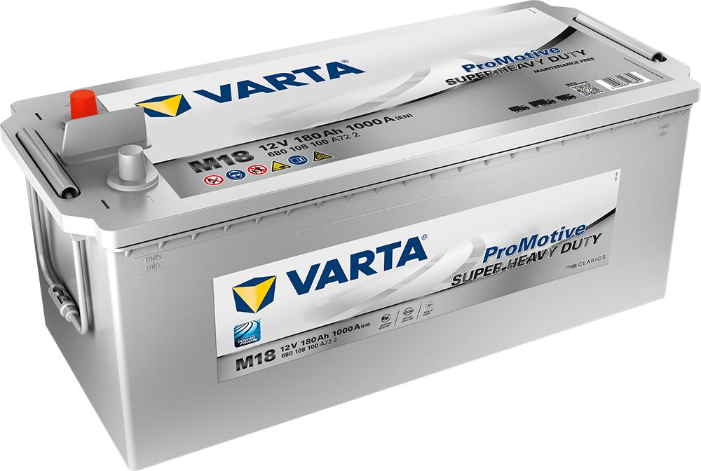 Varta Startbatteri Pro Motive Shd 12V 180Ah 1000Cca M18