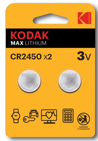 Batteri Cr2450 -2 Stk
