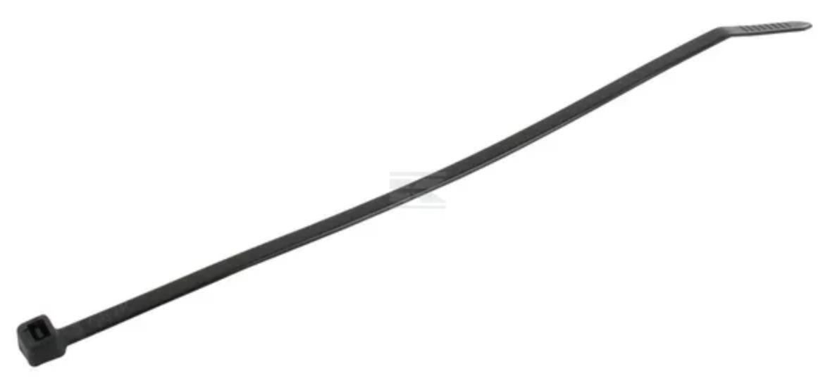 Strips 7,6 x 430 mm, svart 100 stk, Kramp