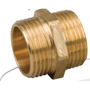 Ansats, messing 1"