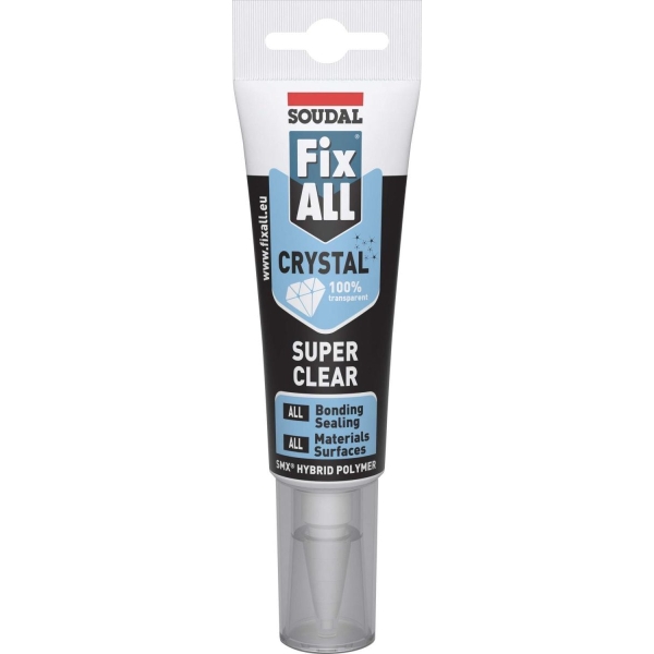 Fix All Crystal - Tube 125 Ml, Soudal