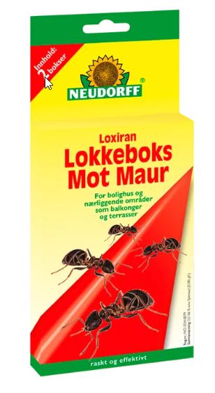 Lokkeboks mot maur 2 stk, Neudorff