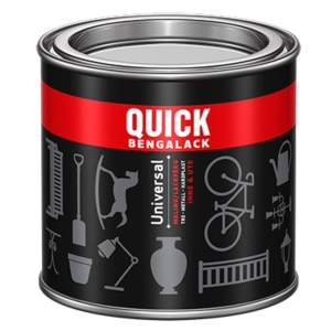 Quick Bengalack Universal Nr 301 Hvit Silkematt 0,25 L