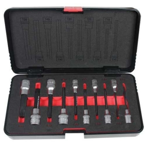 Pipebitssett torx 3/8", Bondhus