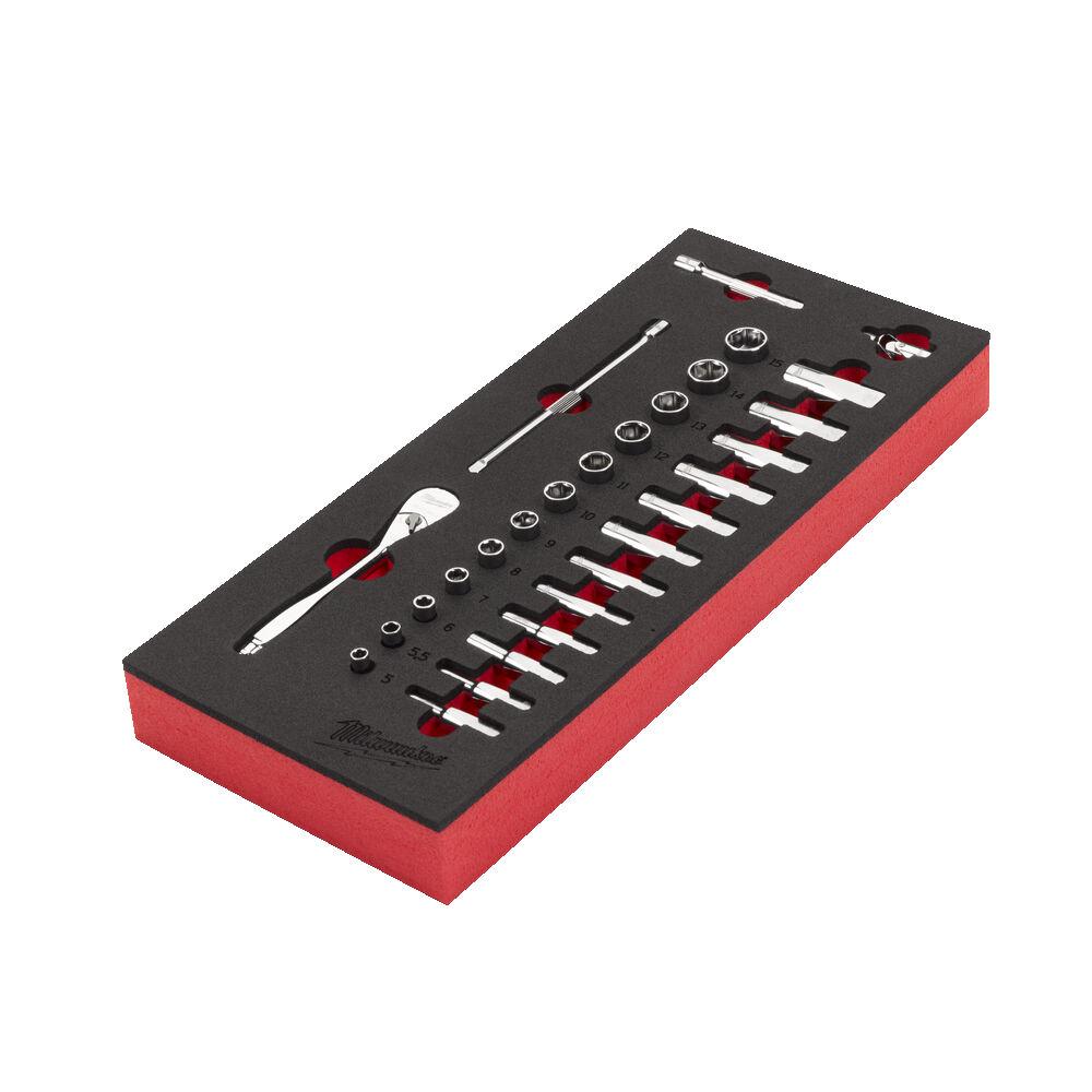 SKRALLESETT 1/4" TOOLGUARD™ 28DEL , Milwaukee