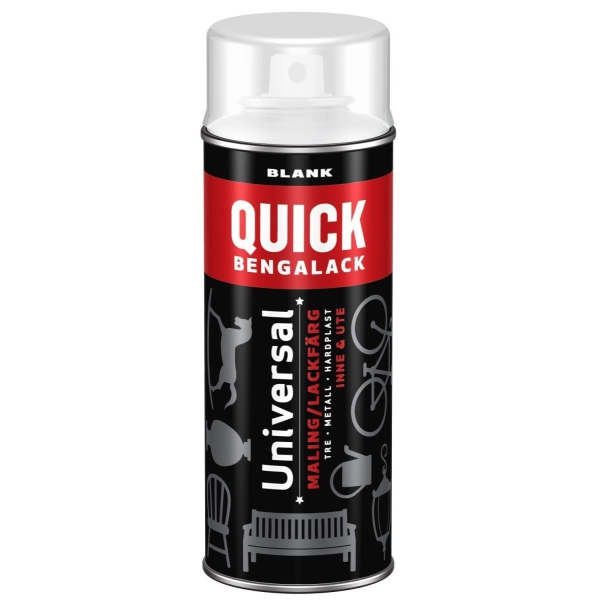 Quick Spraylakk Nr 1111 Klar Blank - 400 Ml