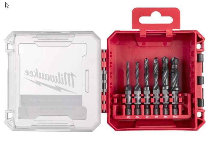 GJENGETAPPBORSETT HSSG 1/4" 6P , Milwaukee