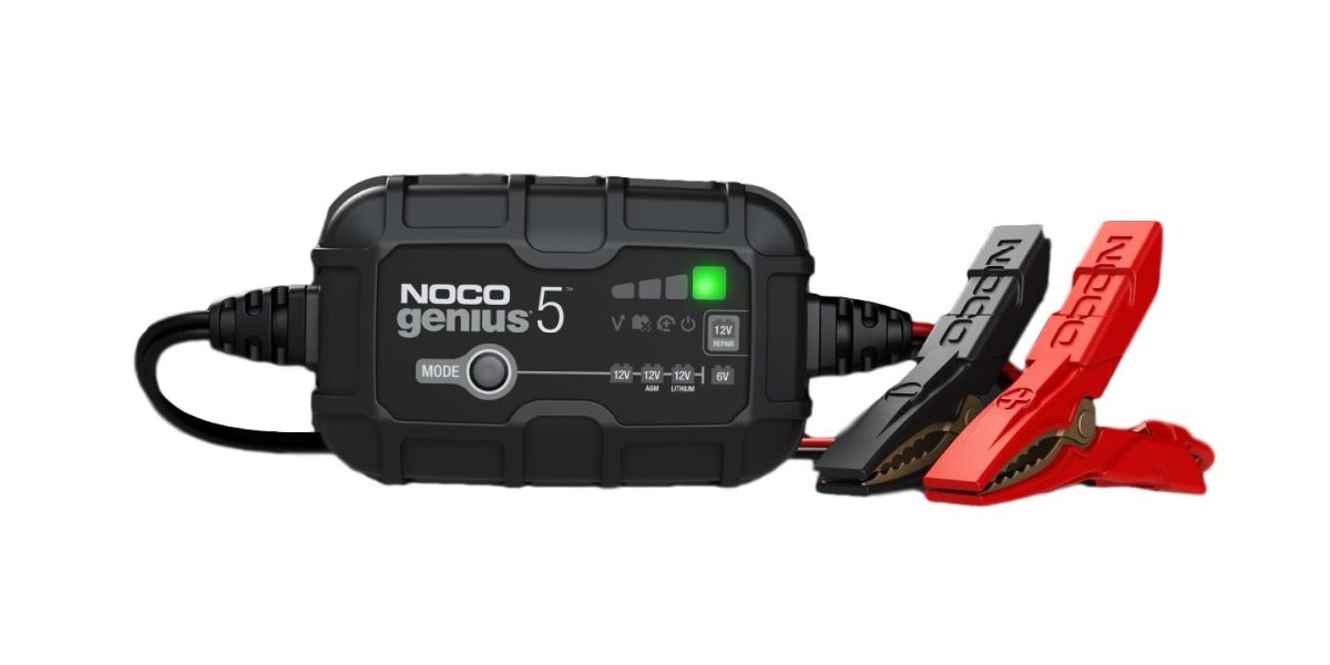 Noco Elektronisk Batterilader 6V/12V - 5A - Ip65