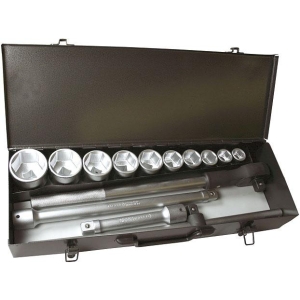 Pipenøkkelsett 3/4" 14 deler 19-50 mm T6140M, Tecos