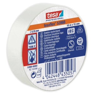 Elteip 53988 Hvit 15 Mm X10 Mtr, Tesa