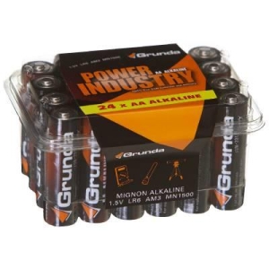 Batteri AAA 24 stk, Grunda