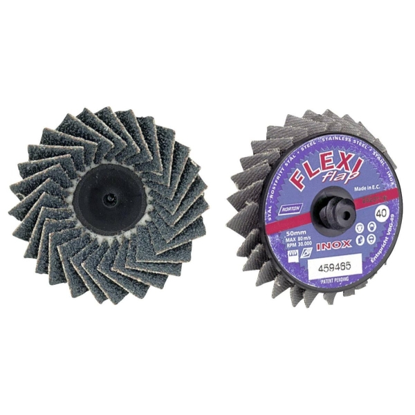 Kvikkrondell Flexi-flap K80 Roloc, 2stk,  Norton