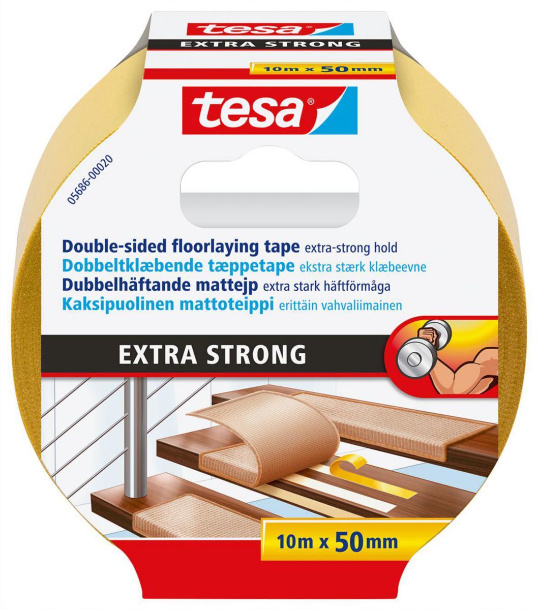 Dobbelsidig teip/Teppeteip 5686 50 mm x 10 mtr, Tesa