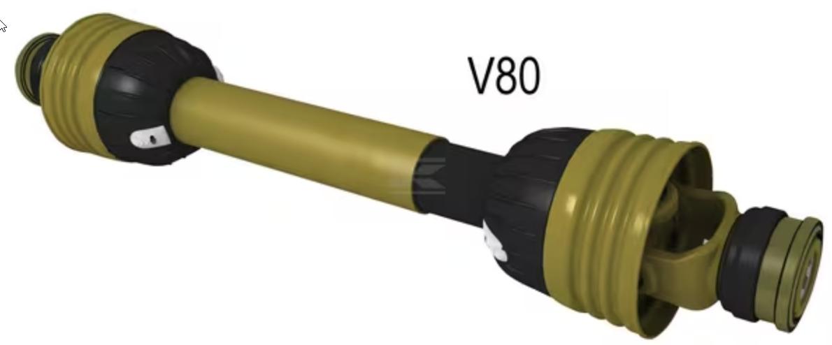 Kraftoverføringsaksel 74kw multi-p 1 3/4" -z6/12 mm - 3500nm-skj. 1010 mm, Comer