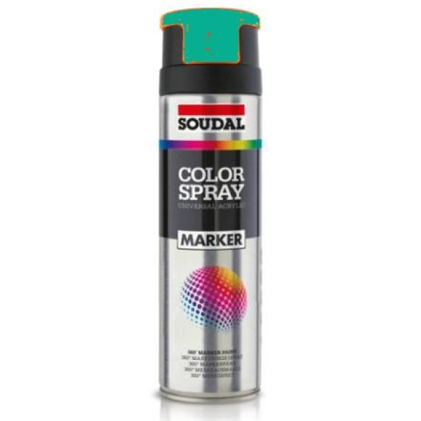 Merkspray Fluor Grønn 500 ml, Soudal