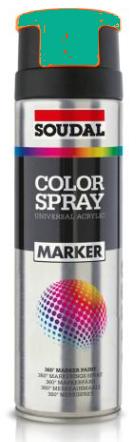 Merkspray Fluor Grønn 500 ml, Soudal