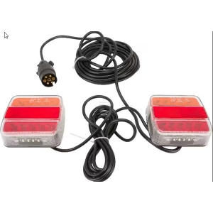 Lyktesett LED magnetisk, 7,5 mtr kabel, Kramp