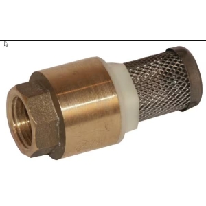 Bunnventil 3/4" Innvendig gjenget med sil.